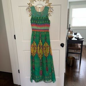 Hemant and Nandita silk maxi dress